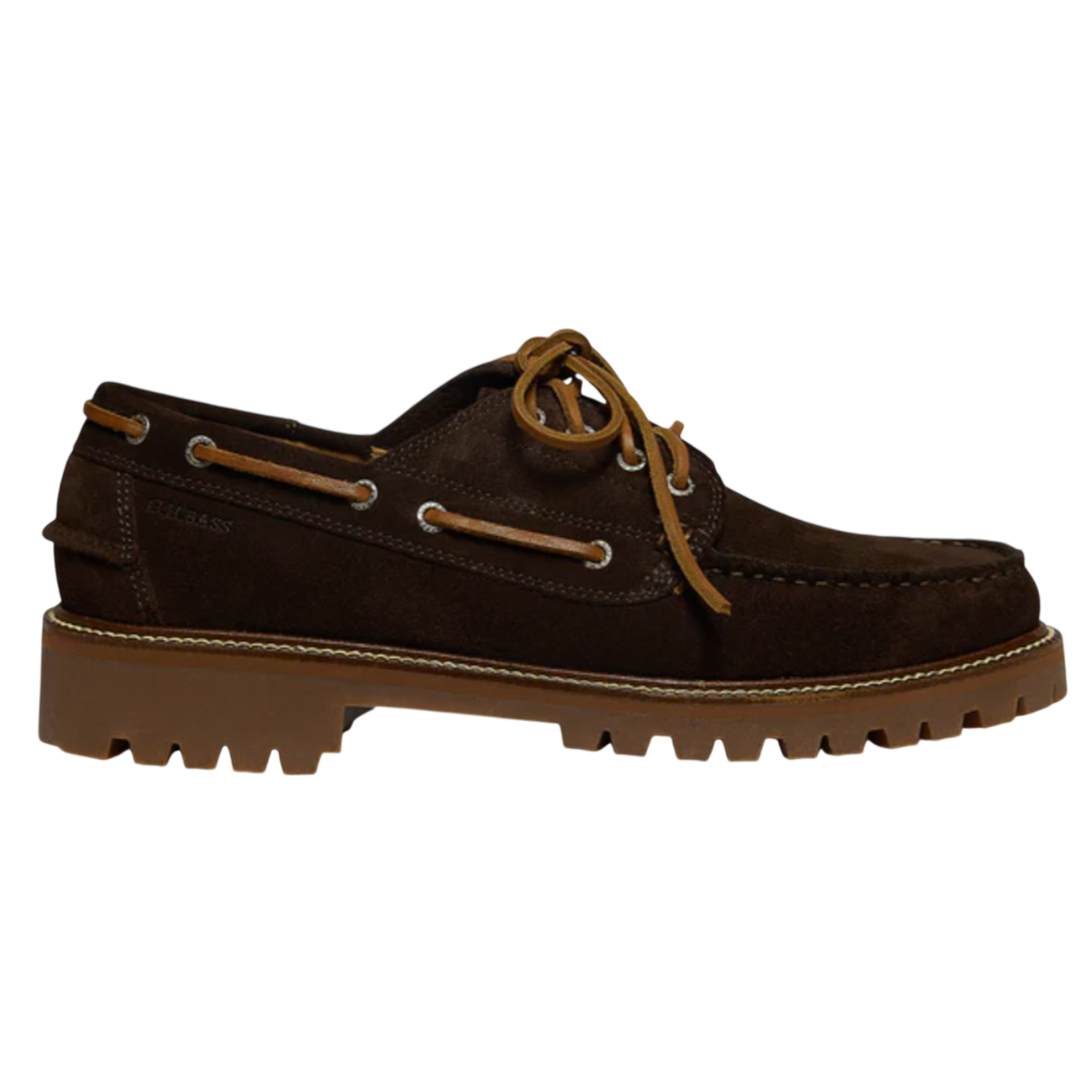 Ranger Camp Moc Toe Chocolate Suede Shoe | GH Bass | Finnieston