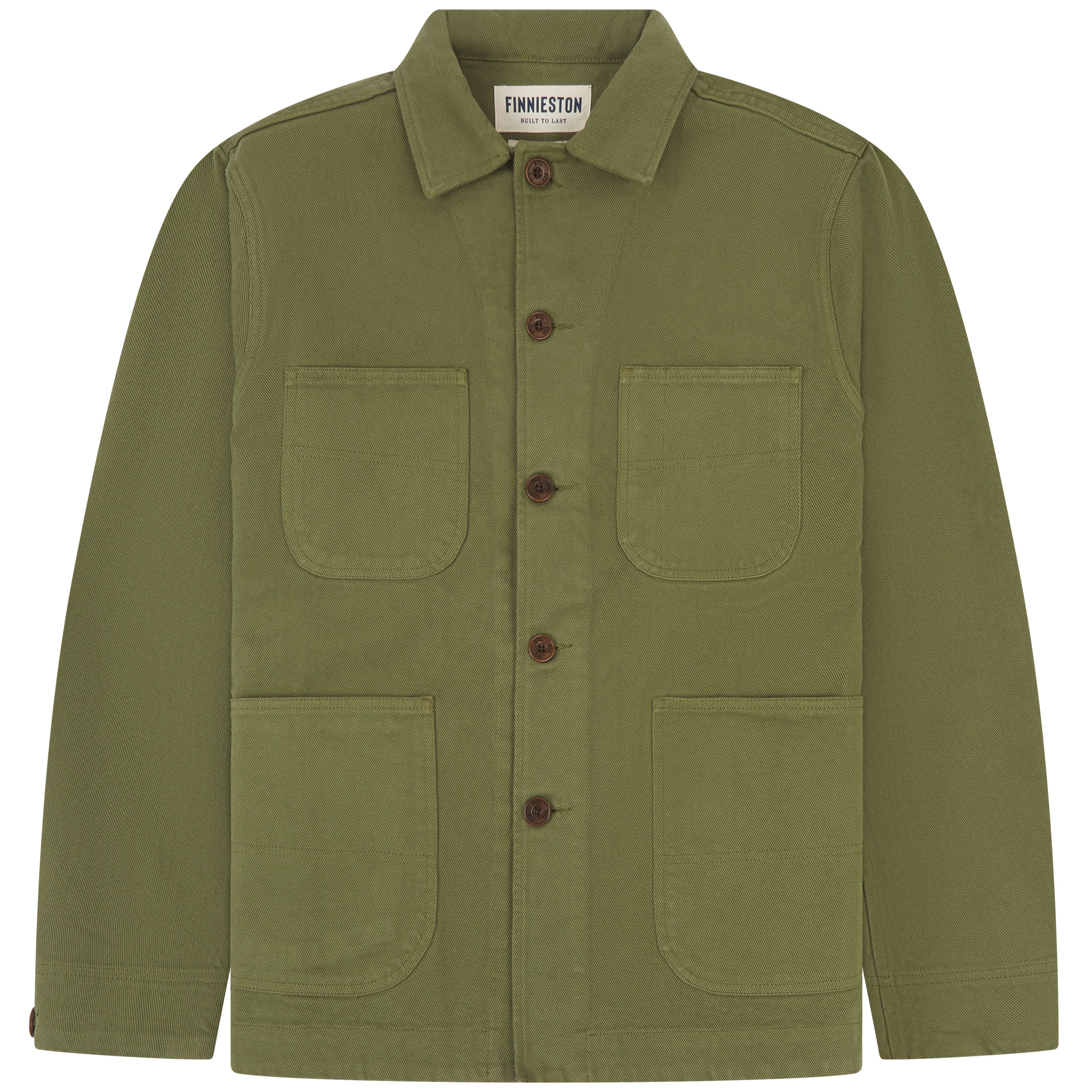 HARDGATE CHORE COAT GREEN FRONT