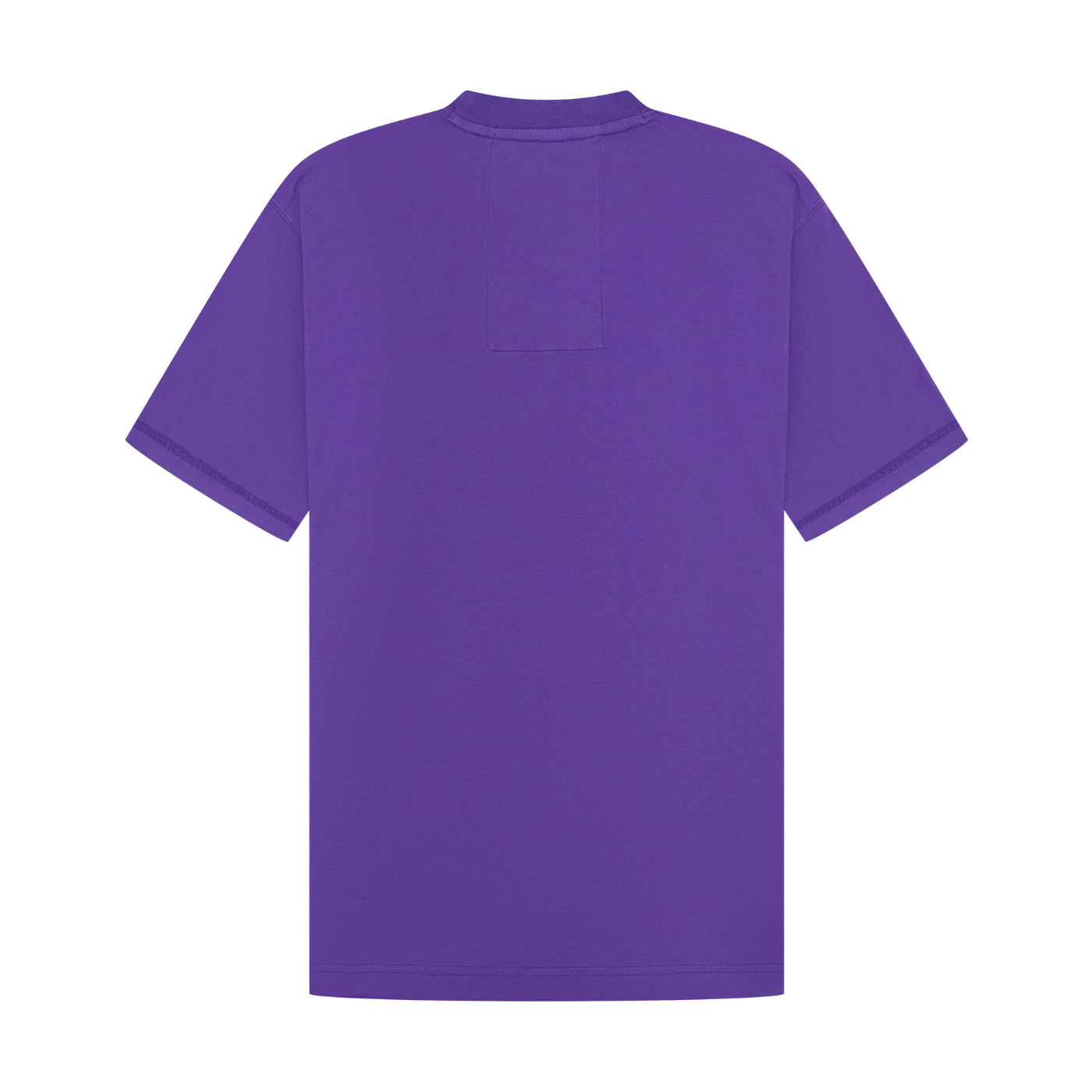 Purple t-shirt on a white background