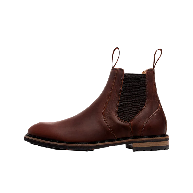 LANX GARSTANG LEATHER BOOTS CARAMEL