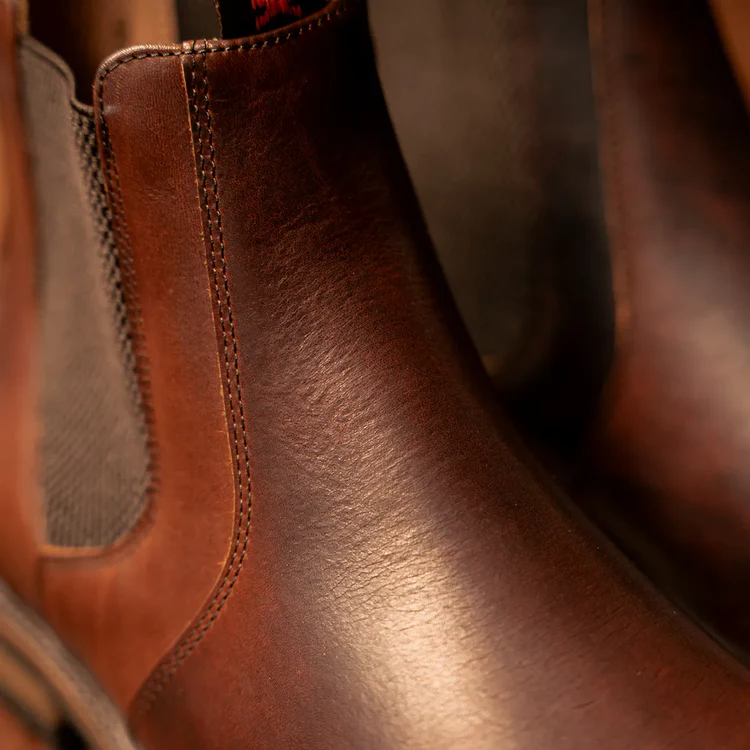 LANX GARSTANG LEATHER BOOTS CARAMEL
