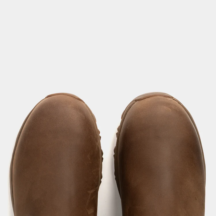 LANX RIBCHESTER LEATHER BOOTS CONKER