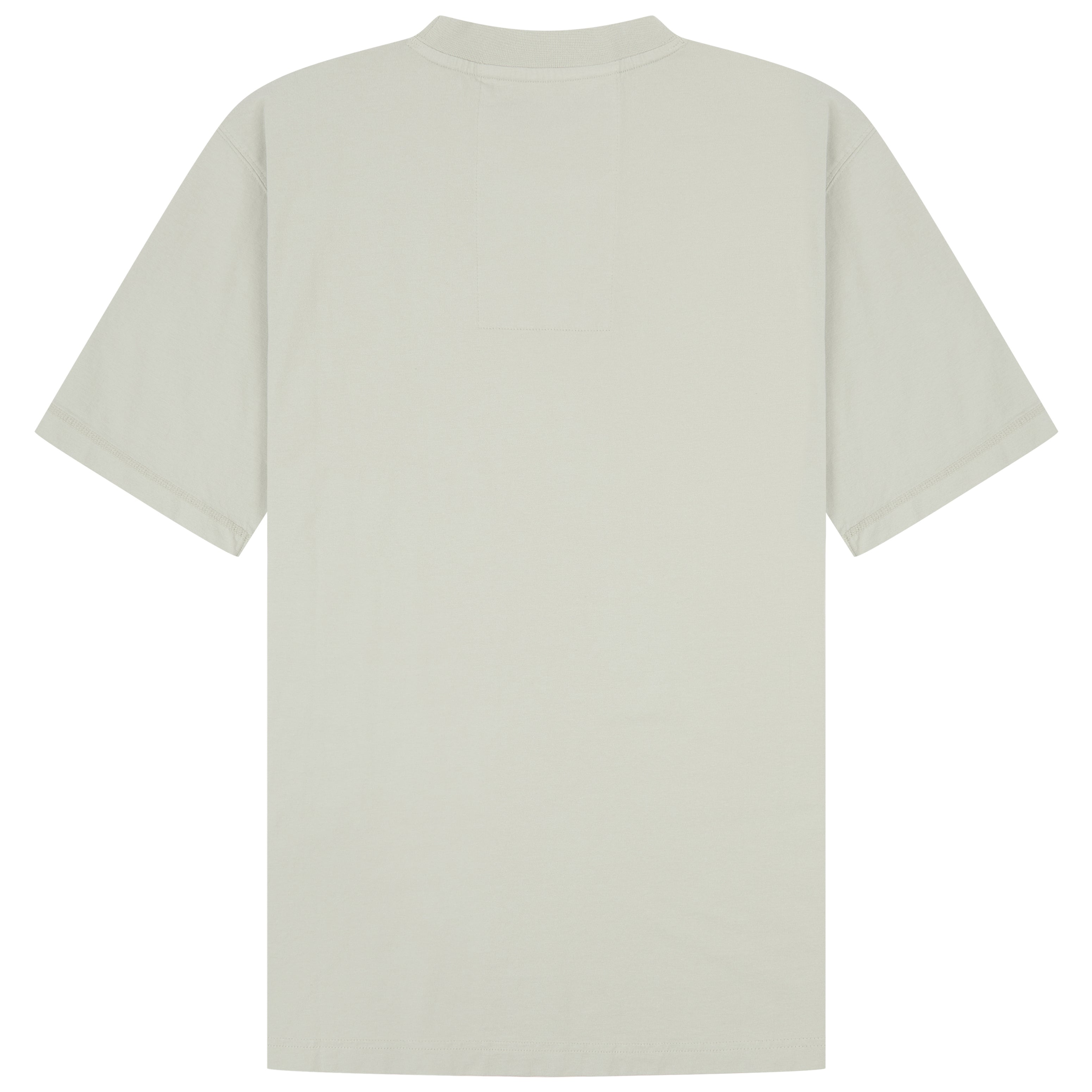 Grey t-shirt on a white background