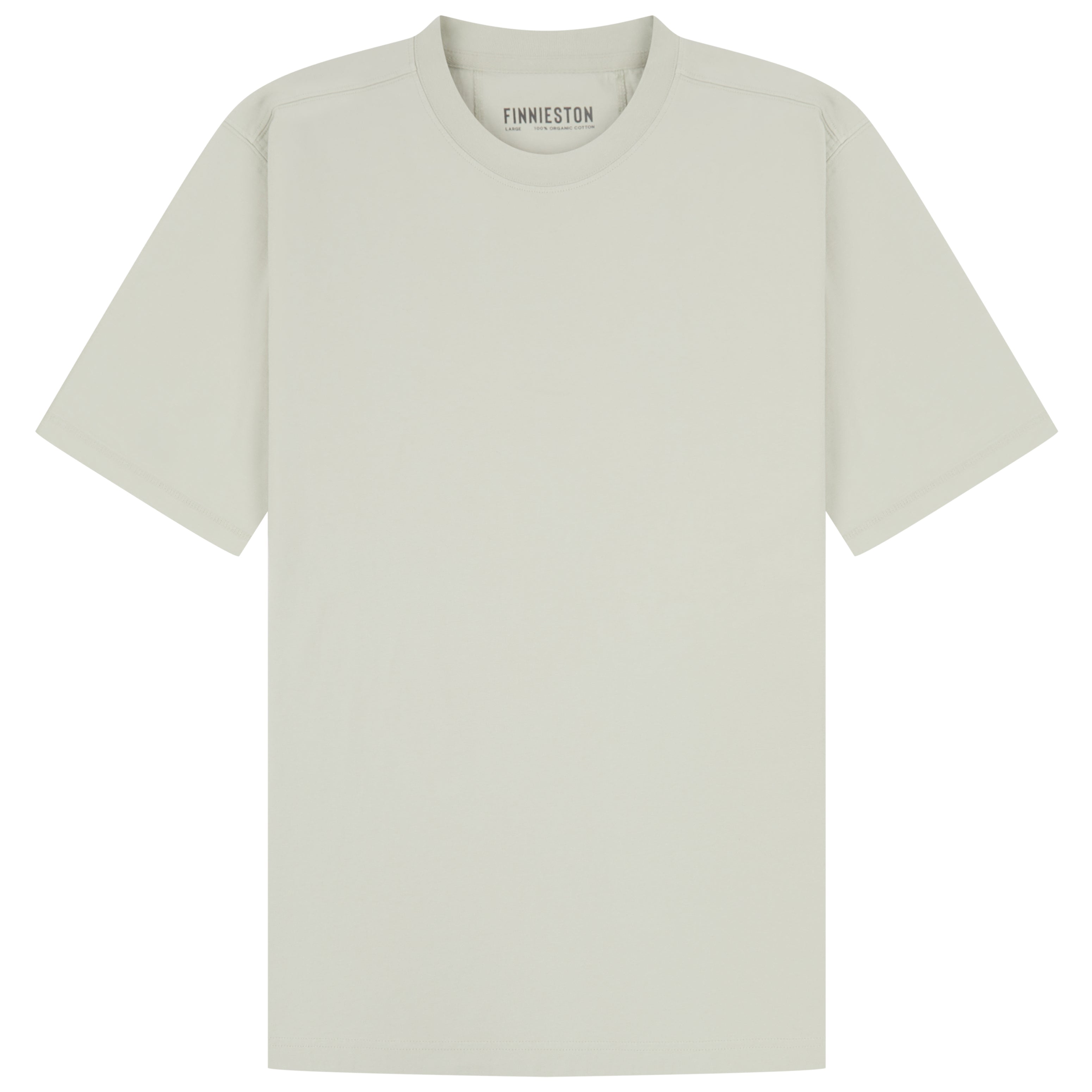Light gray t-shirt on a white background