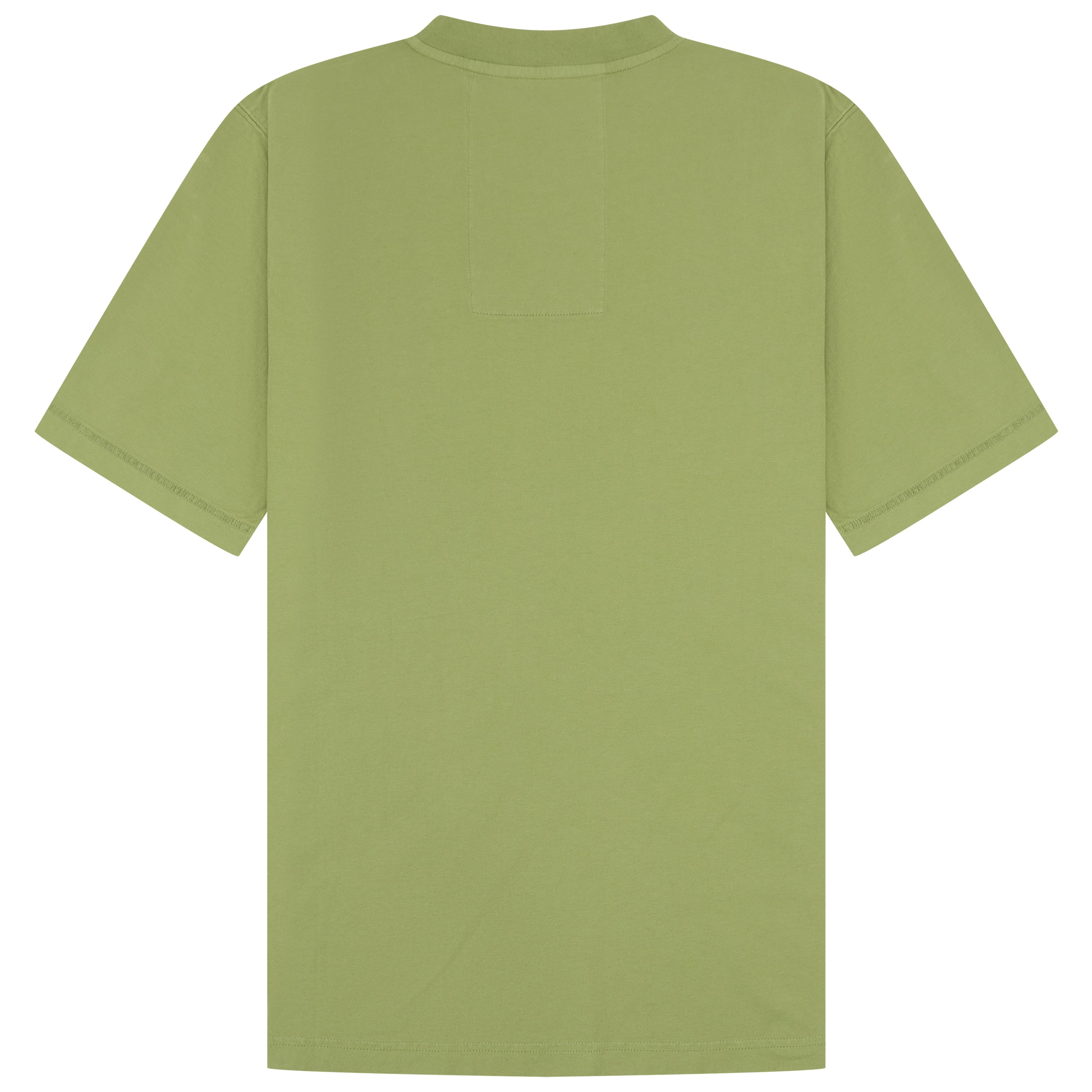 green t-shirt on a white background
