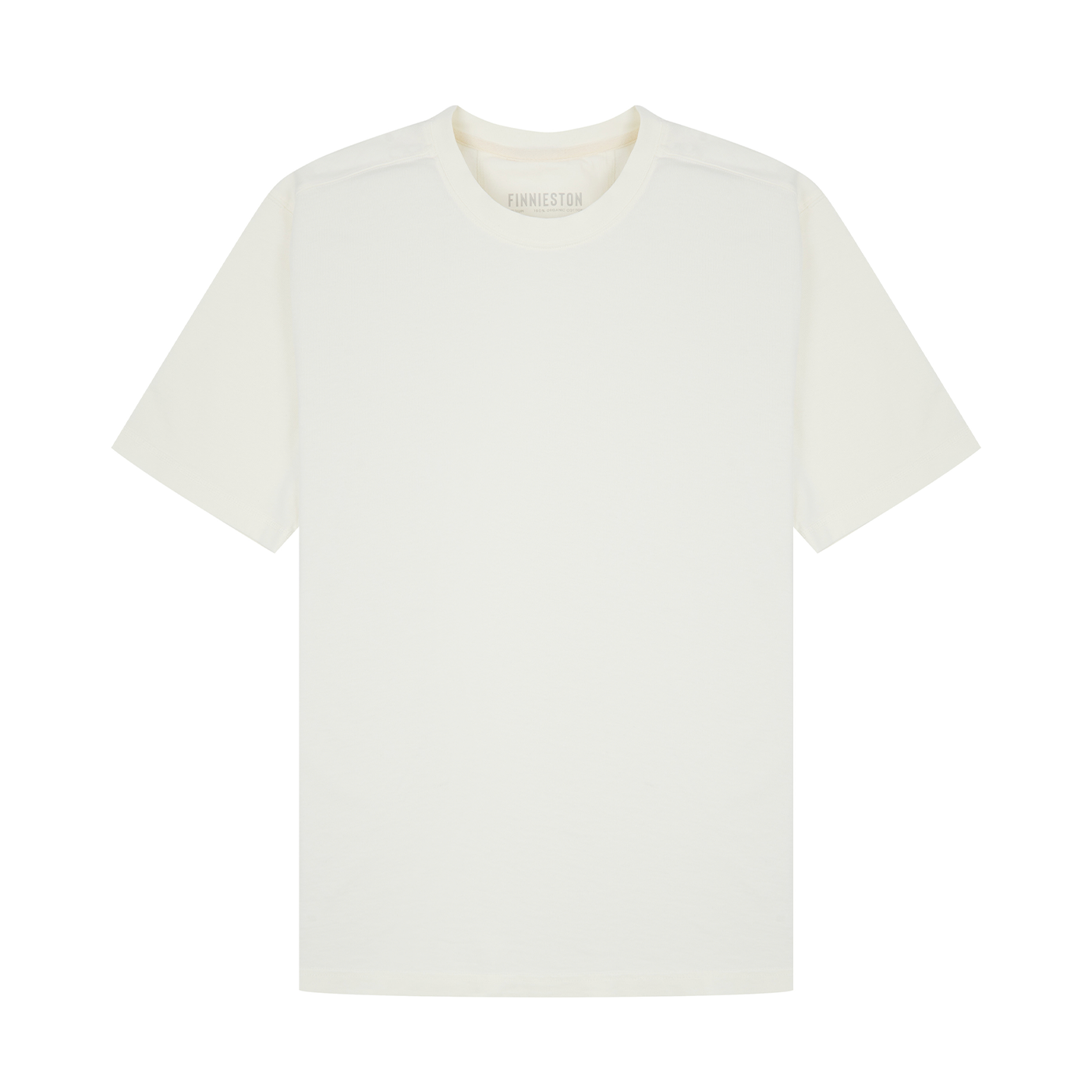 White t-shirt on a white background