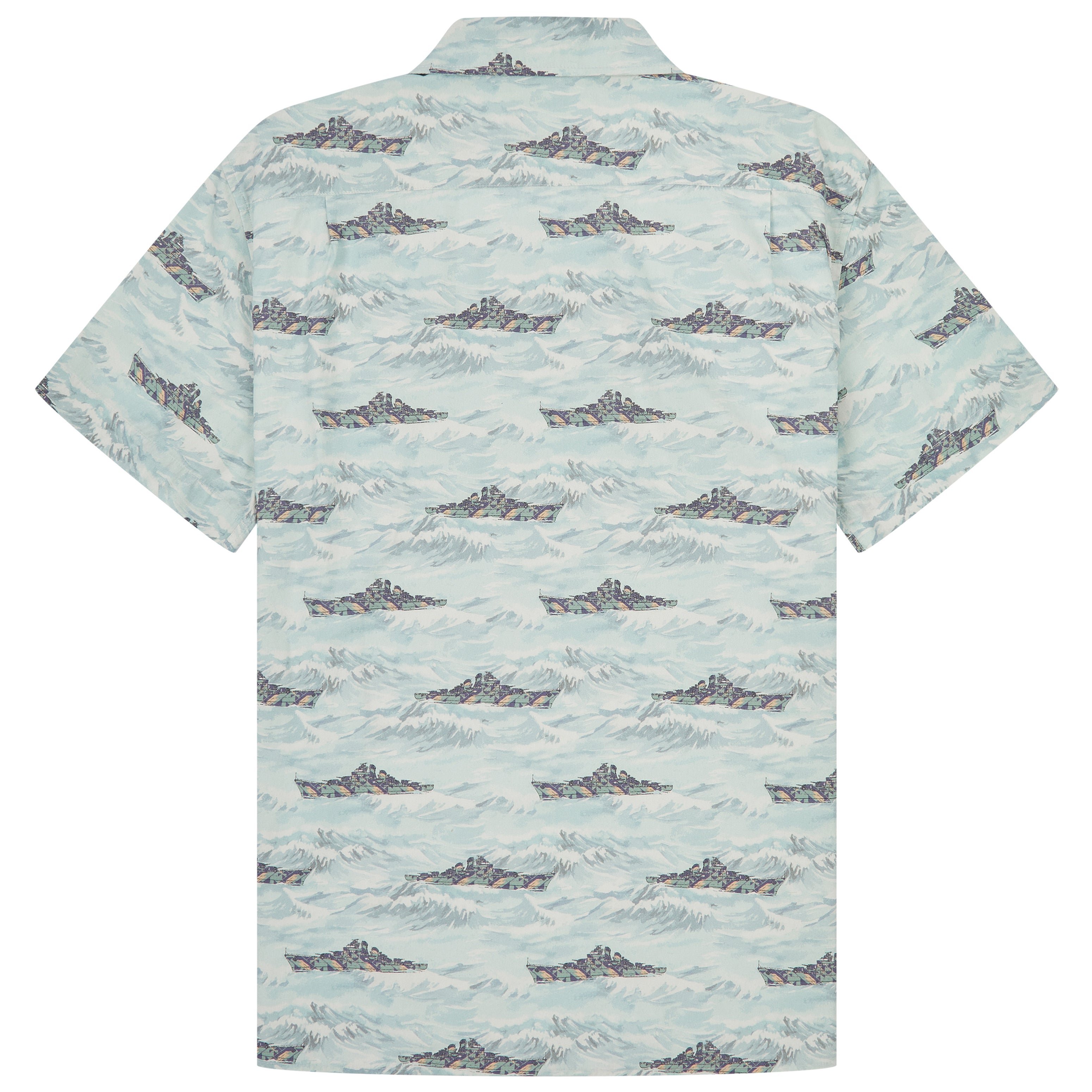 SKIPPER SHIRT BLUE DAZZLE BACK