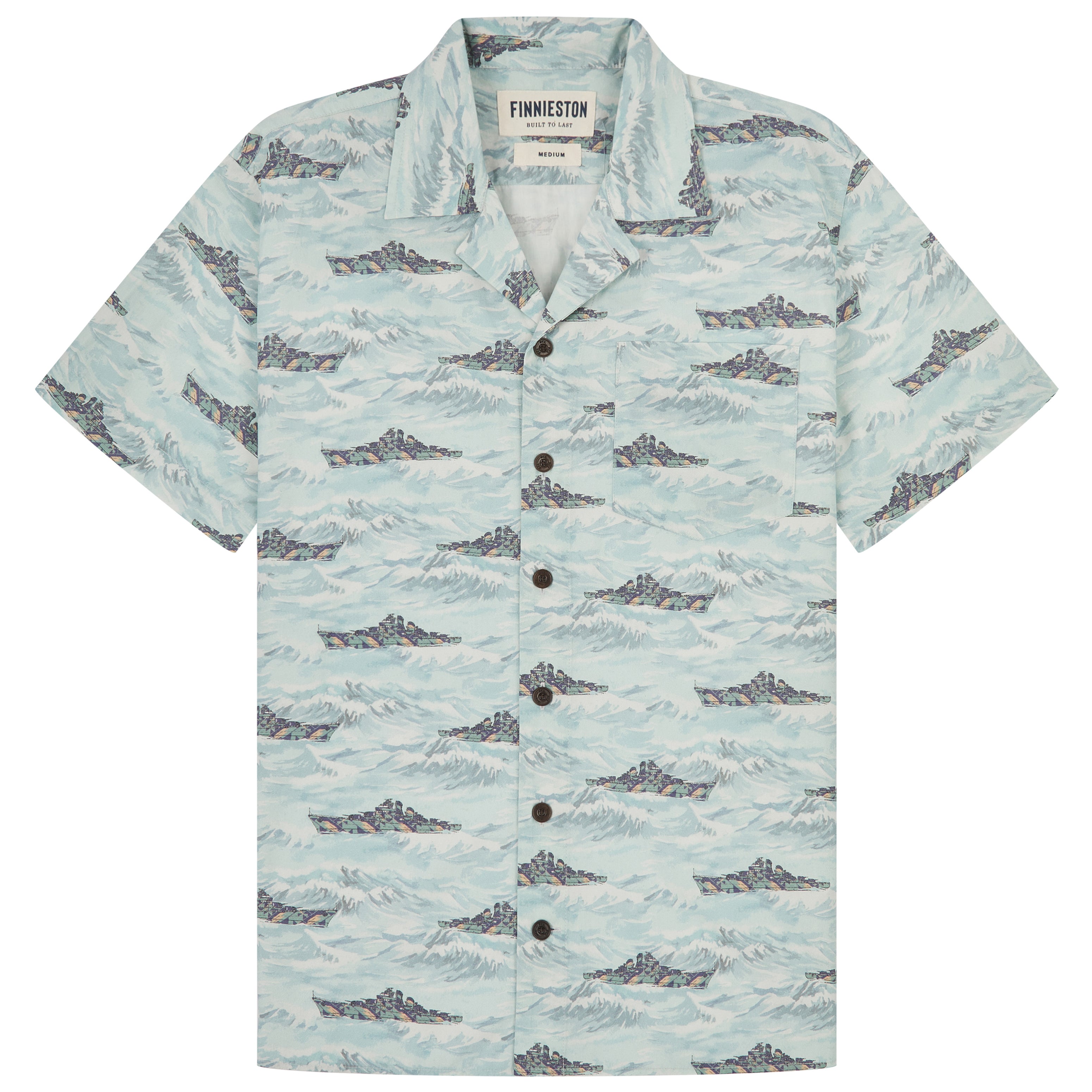 SKIPPER SHIRT BLUE DAZZLE FRONT