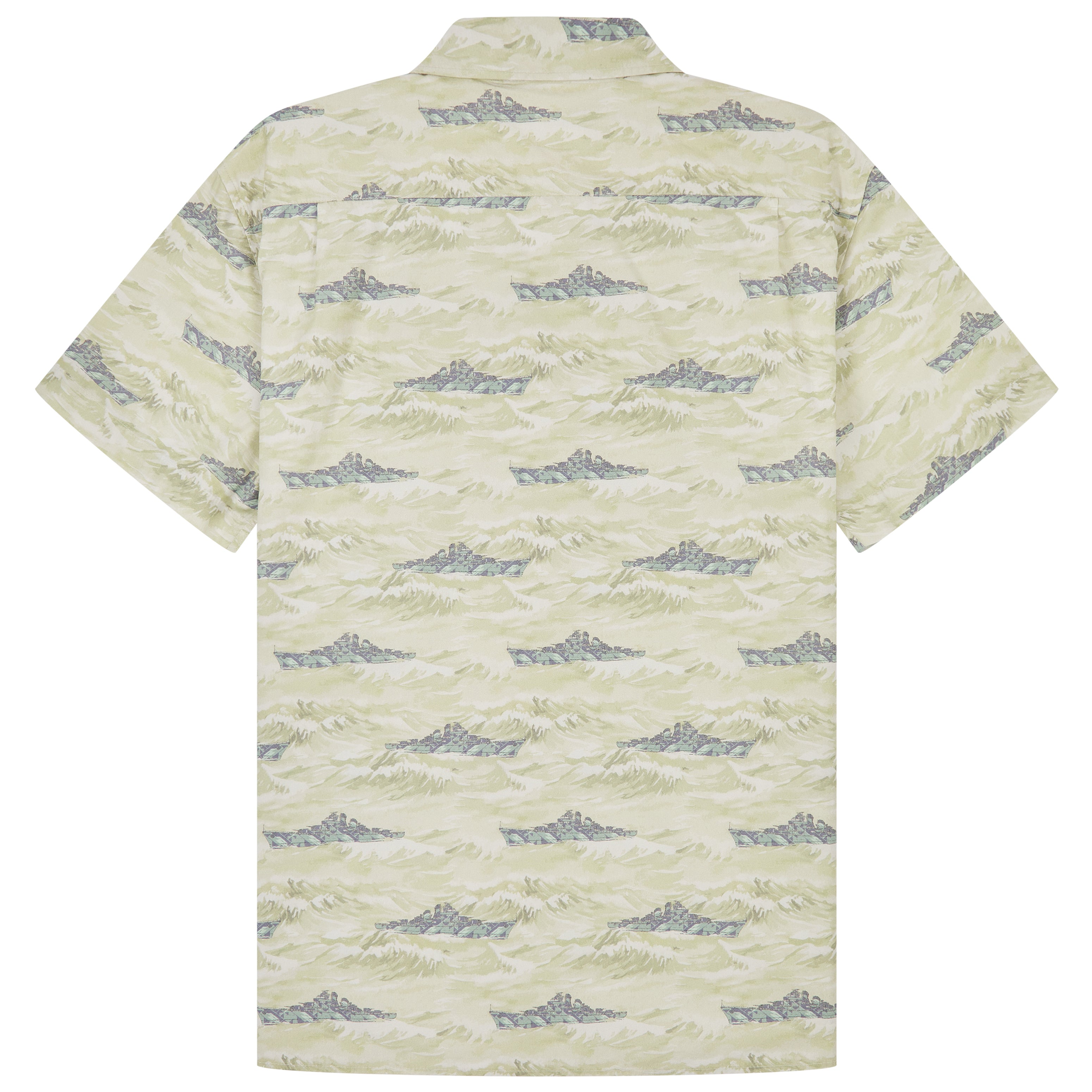 SKIPPER SHIRT LIGHT TAN BACK