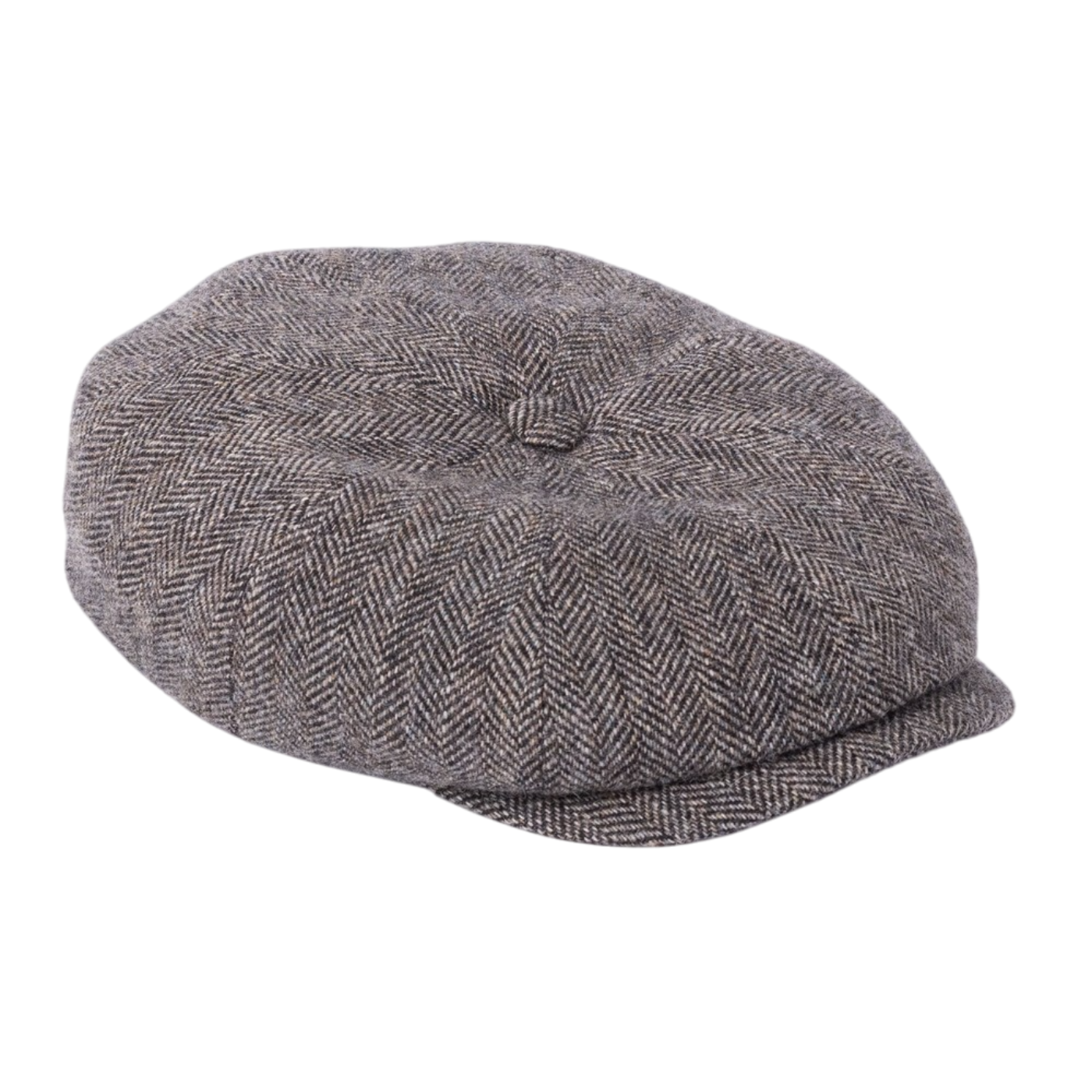 STETSON 6-PANEL CAP HERRINGBONE GREY