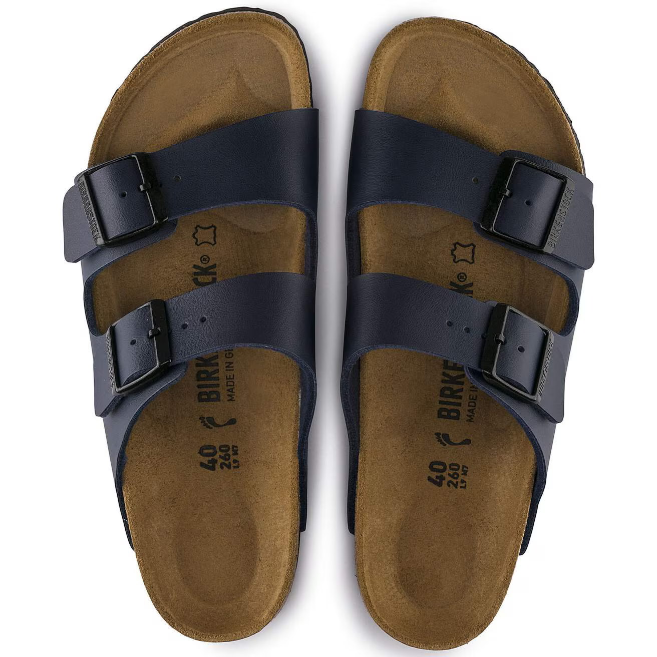 BIRKENSTOCK ARIZONA BIRKO-FLOR BLUE