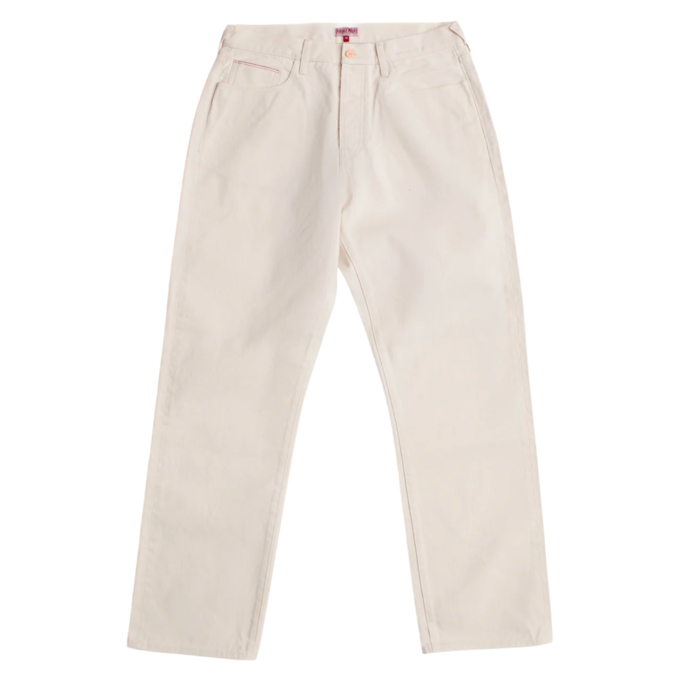 Beige pants on a white background
