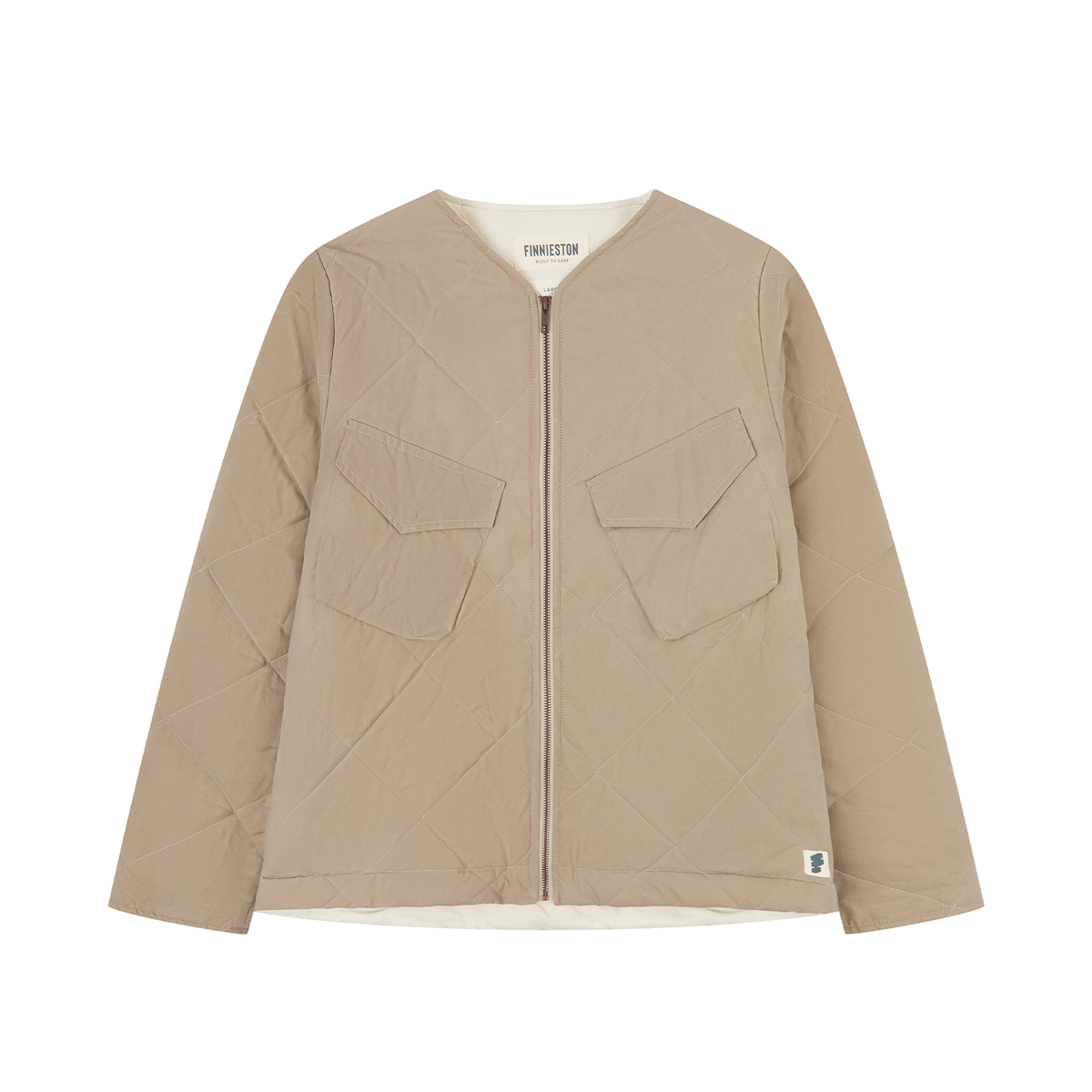 Sham Jacket Eaglesham Collarless Jacket | Made in UK | Finnieston Clothing ...