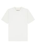 Front of an an organic cotton back logo tee