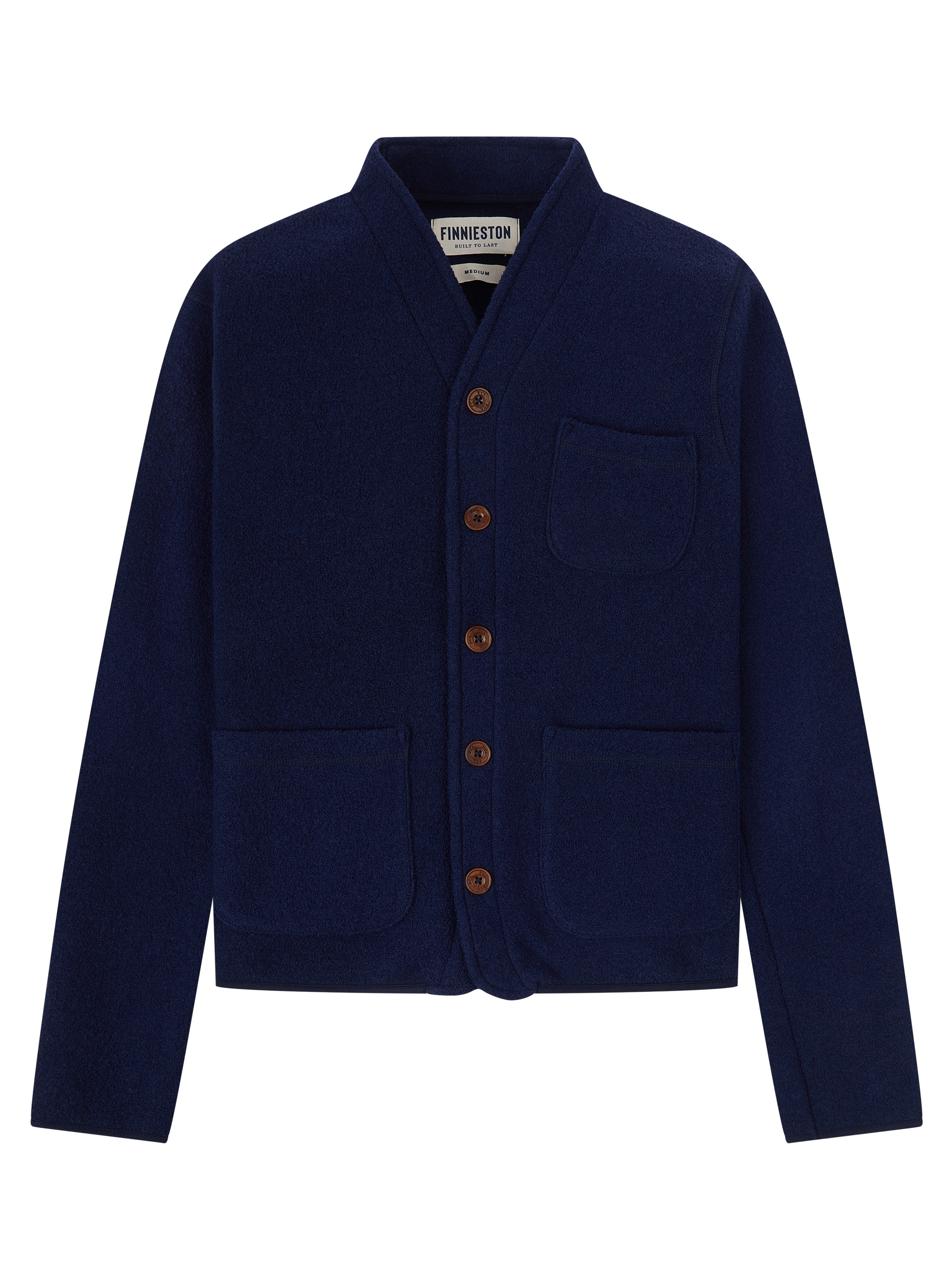 Navy wool cardigan 