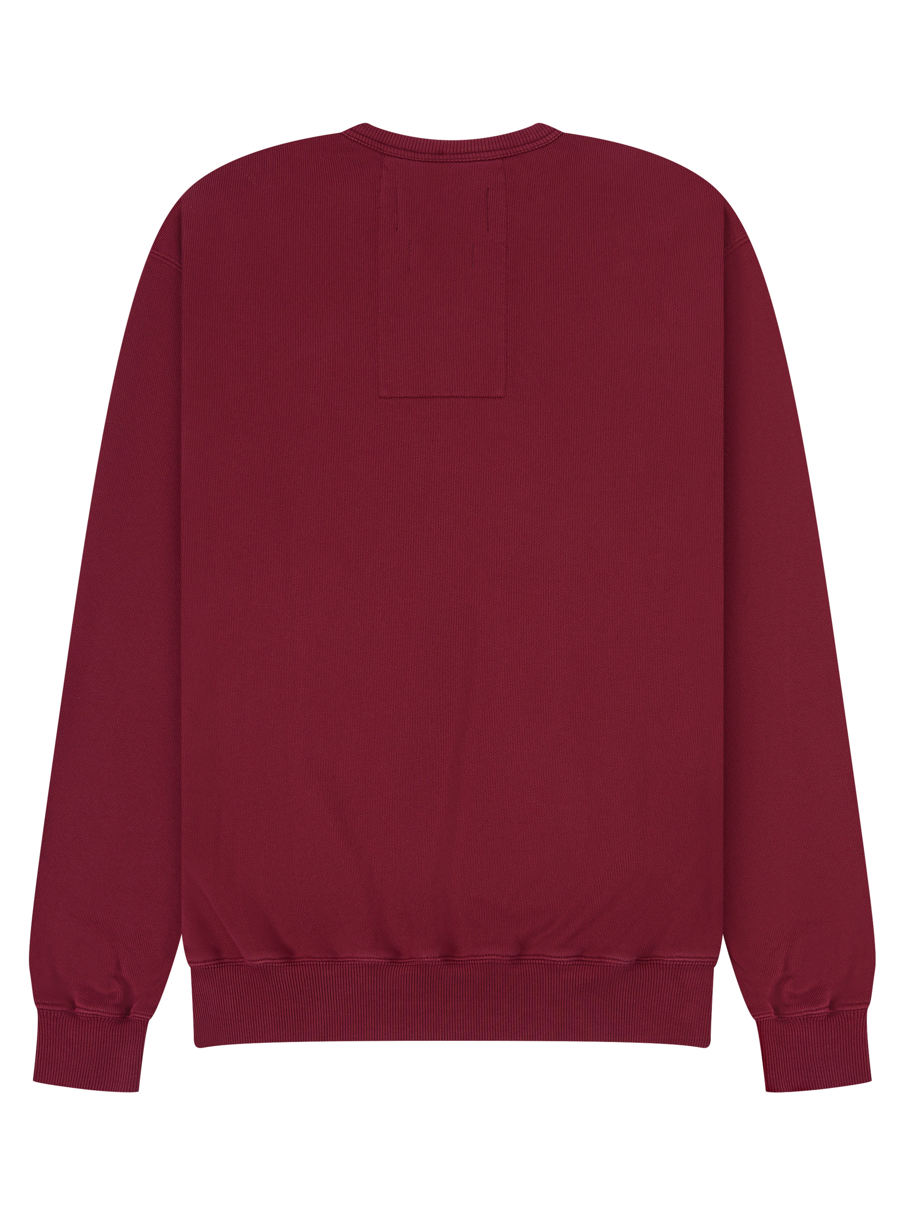 red rodo organic cotton sweat on white background