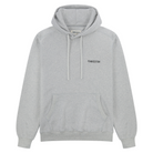 Gray hoodie with 'Finnieston' branding on a white background