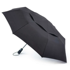 Black umbrella on a white background