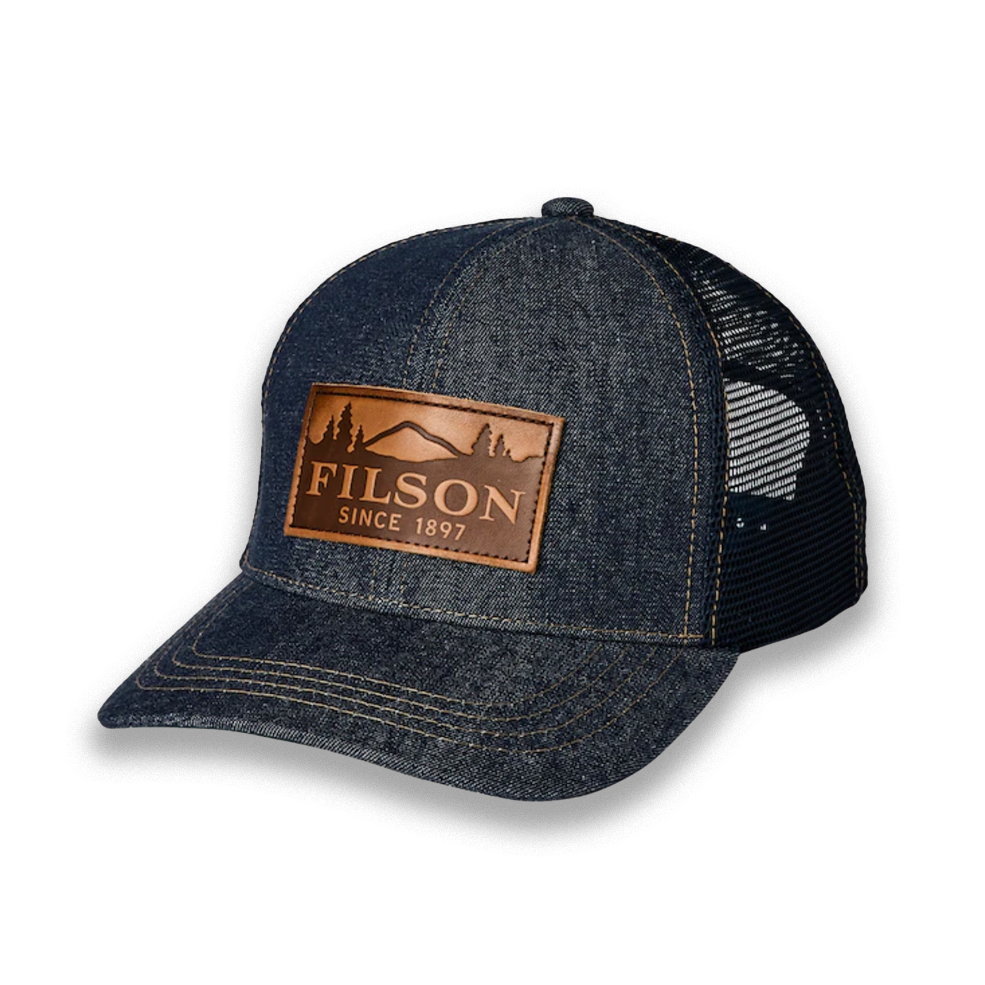 FILSON MESH LOGGER CAP DENIM