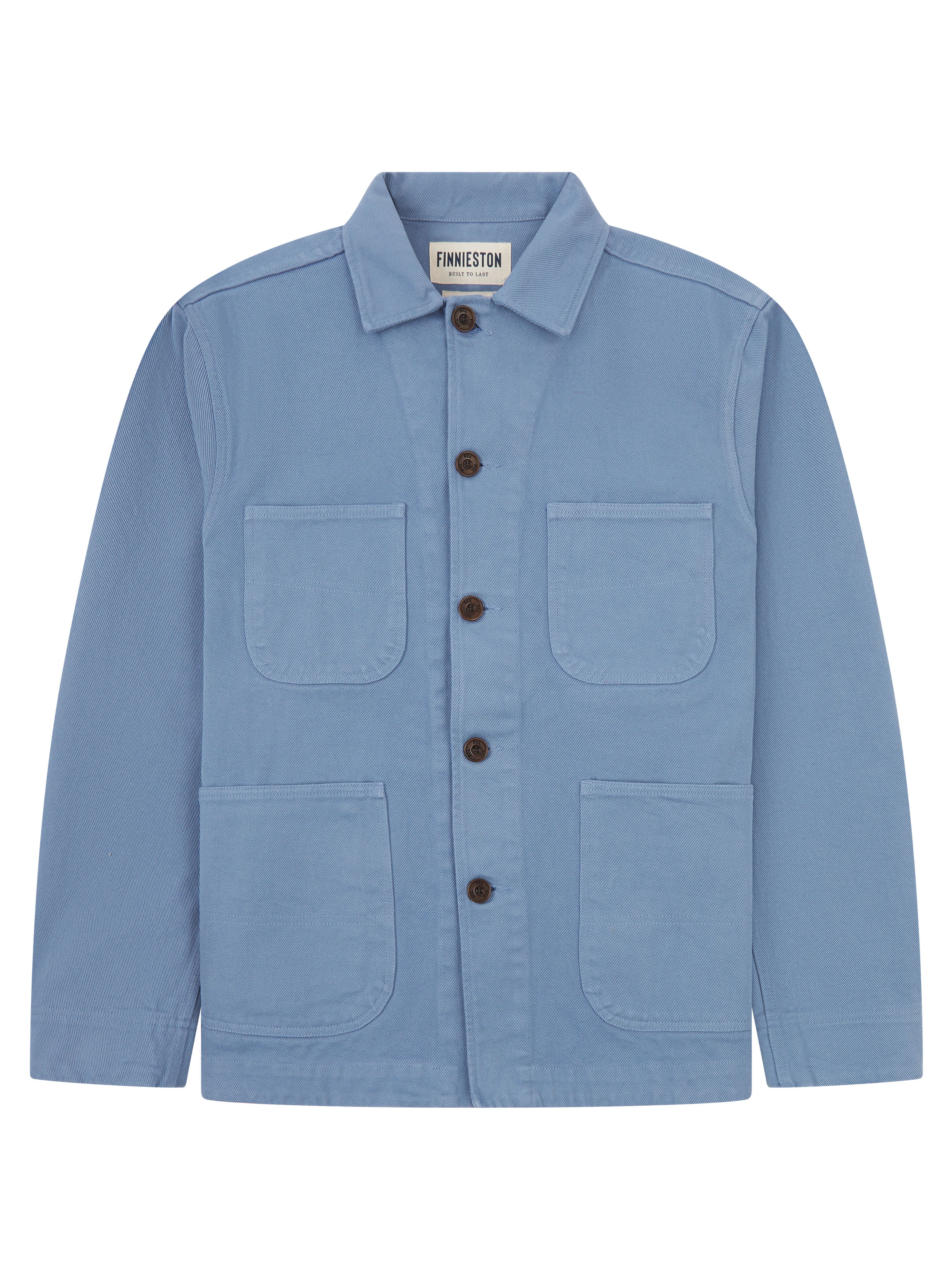 HARDGATE CHORE COAT MANOR BLUE FRONT
