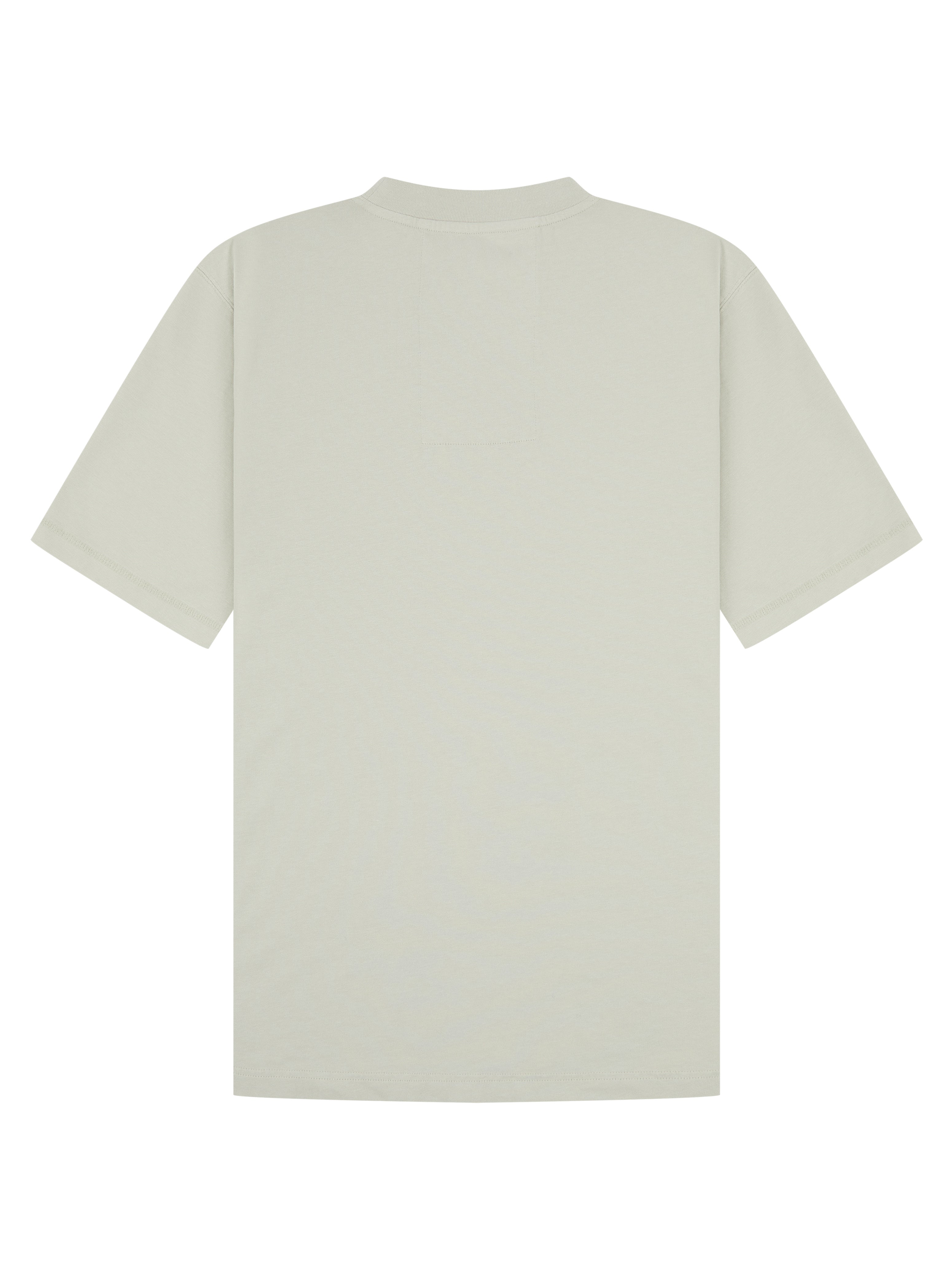 Grey t-shirt on a white background