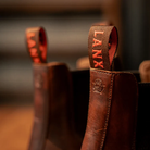 LANX GARSTANG LEATHER BOOTS CARAMEL