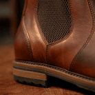 LANX GARSTANG LEATHER BOOTS CARAMEL