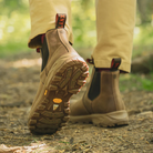 LANX RIBCHESTER LEATHER BOOTS CONKER