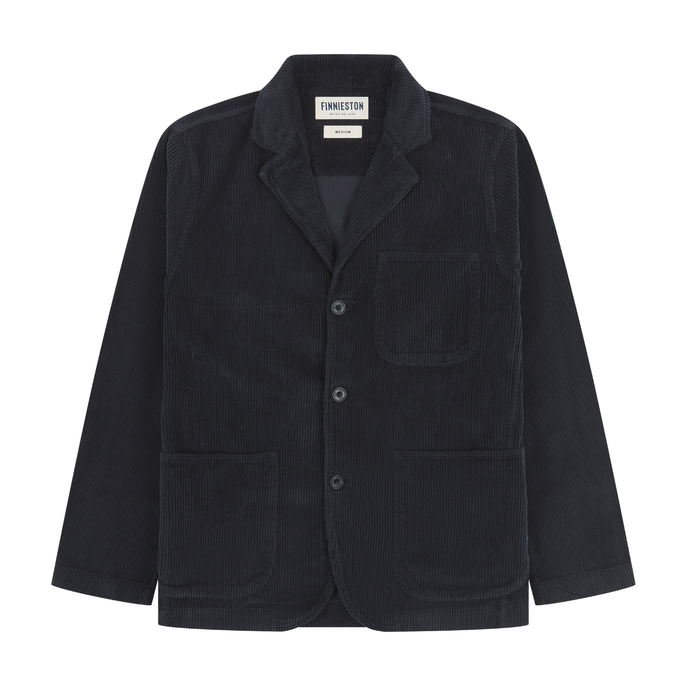 MCCOY CORDUROY BLAZER NAVY BLUE JACKET