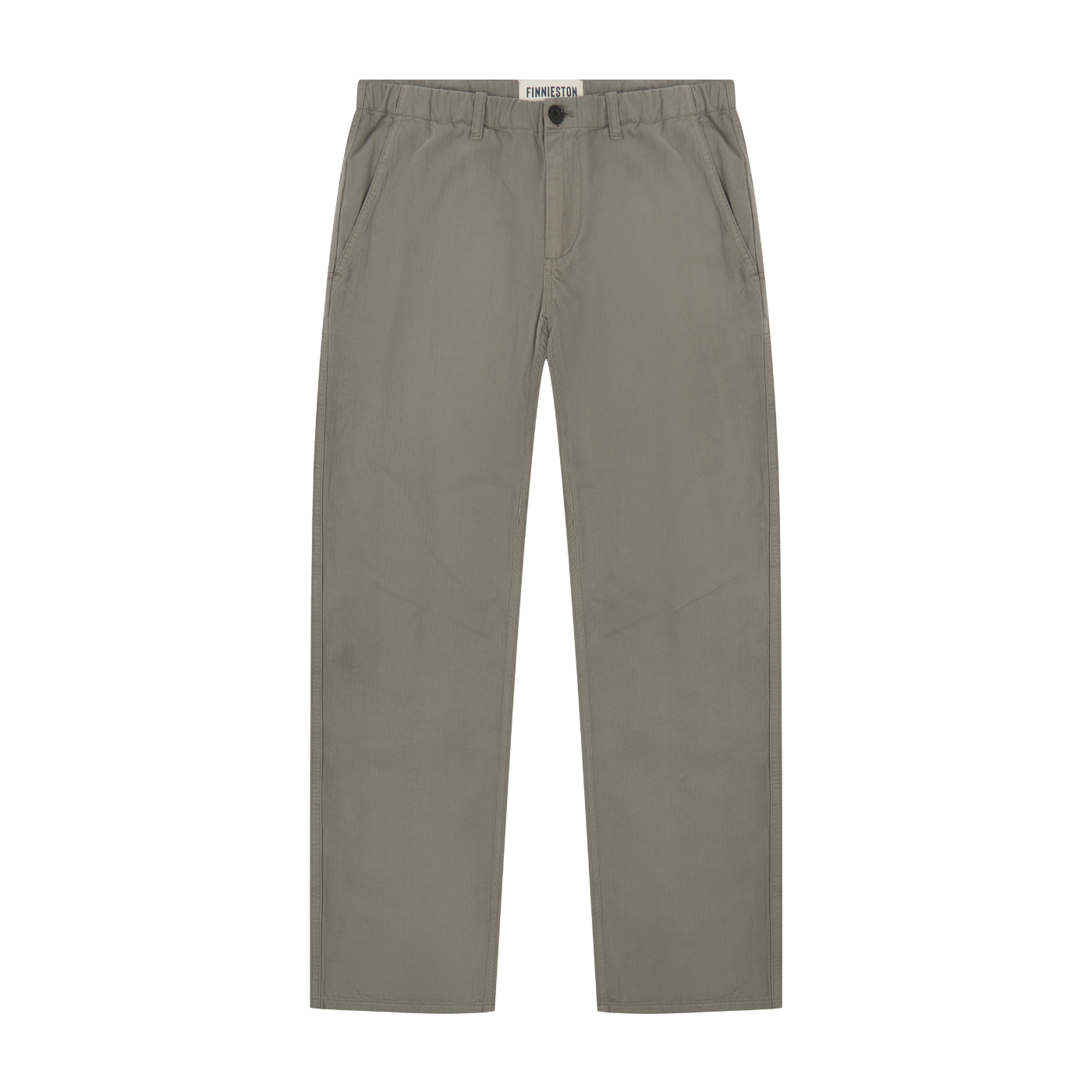 Khaki pants on a white background