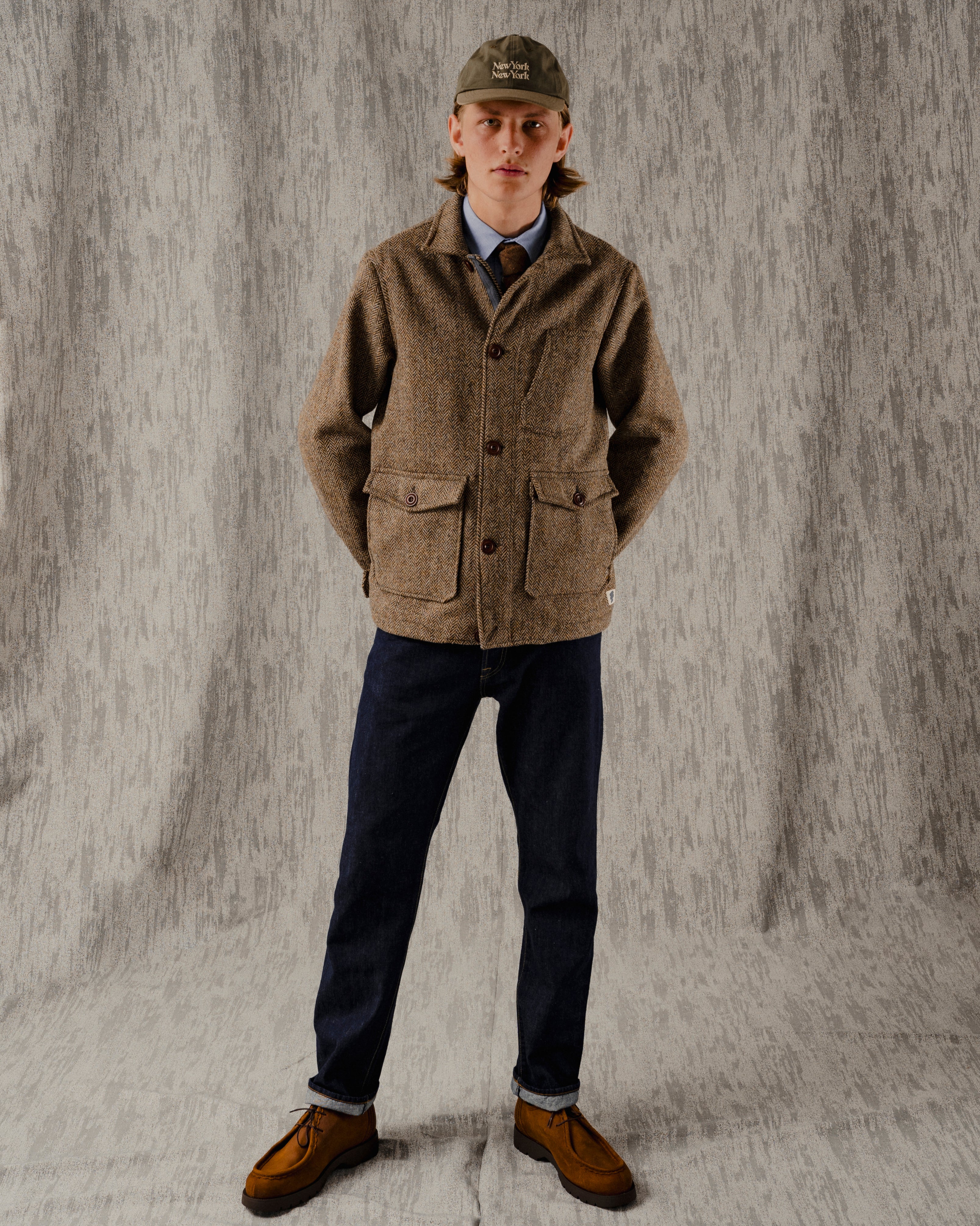 Darnley Tweed Cruiser Jacket | Made in UK | Finnieston Clothing