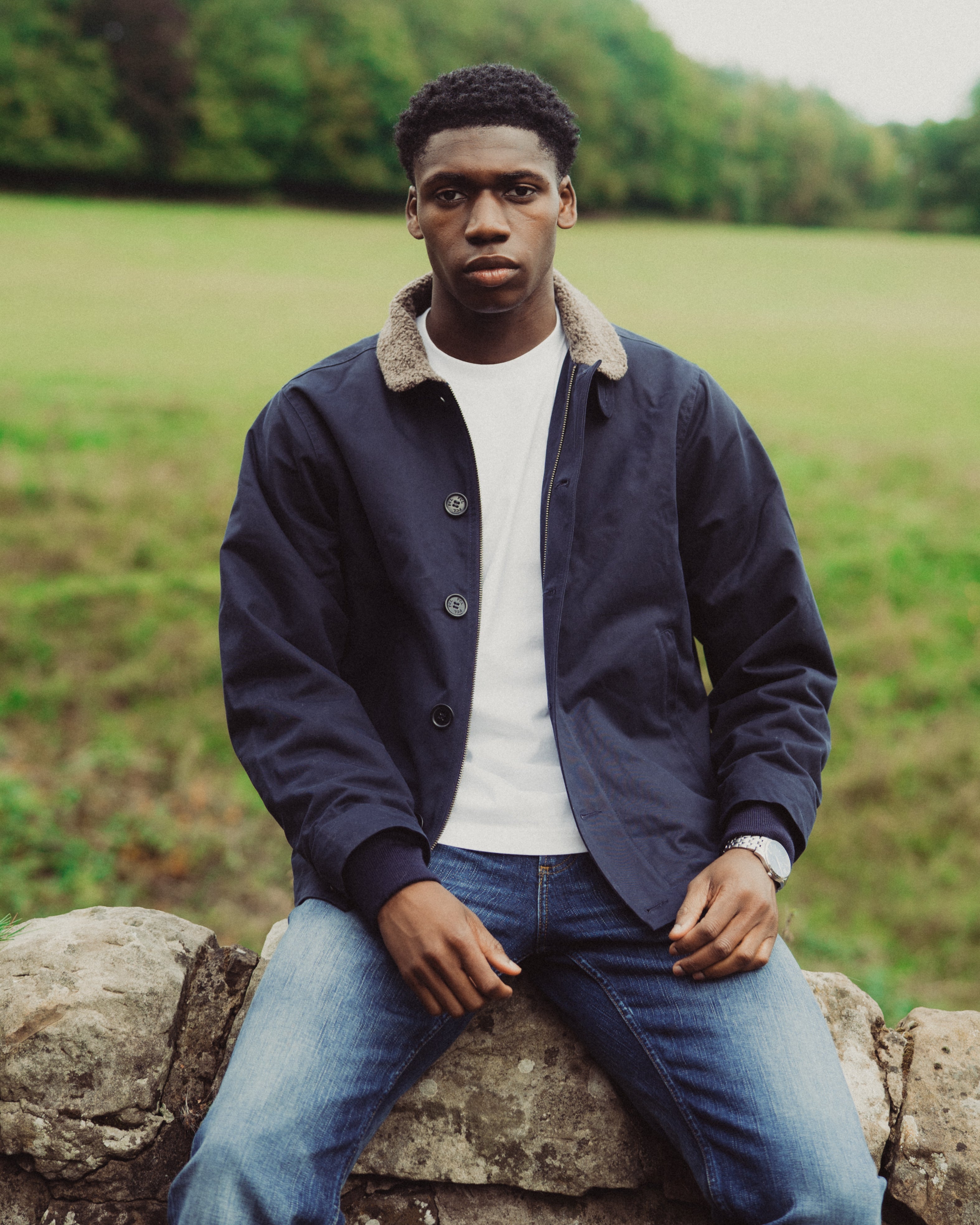Mallory N1 Deck Jacket Navy | Finnieston Clothing | Autumn