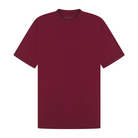 Maroon red t-shirt on a white background