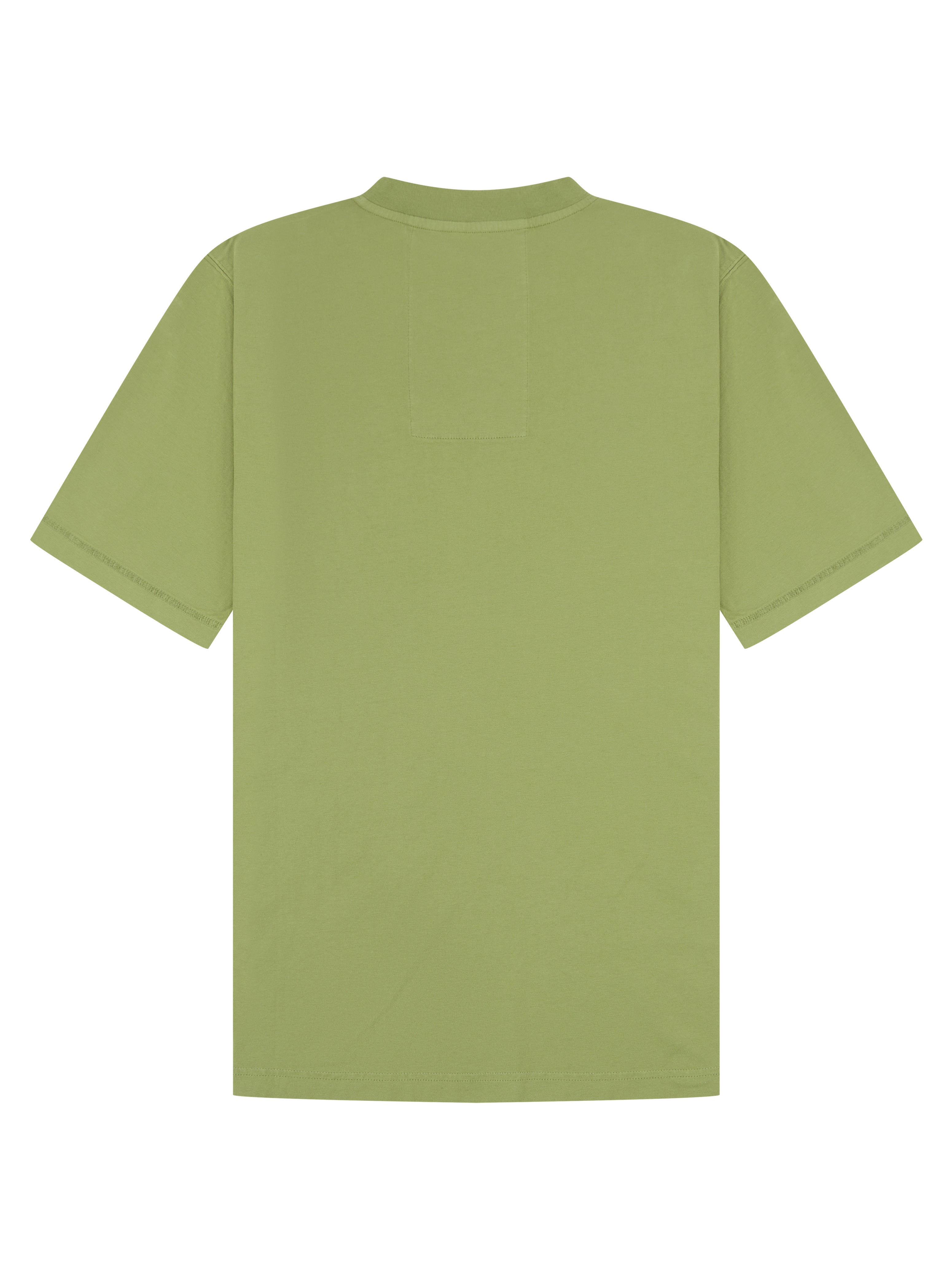 green t-shirt on a white background