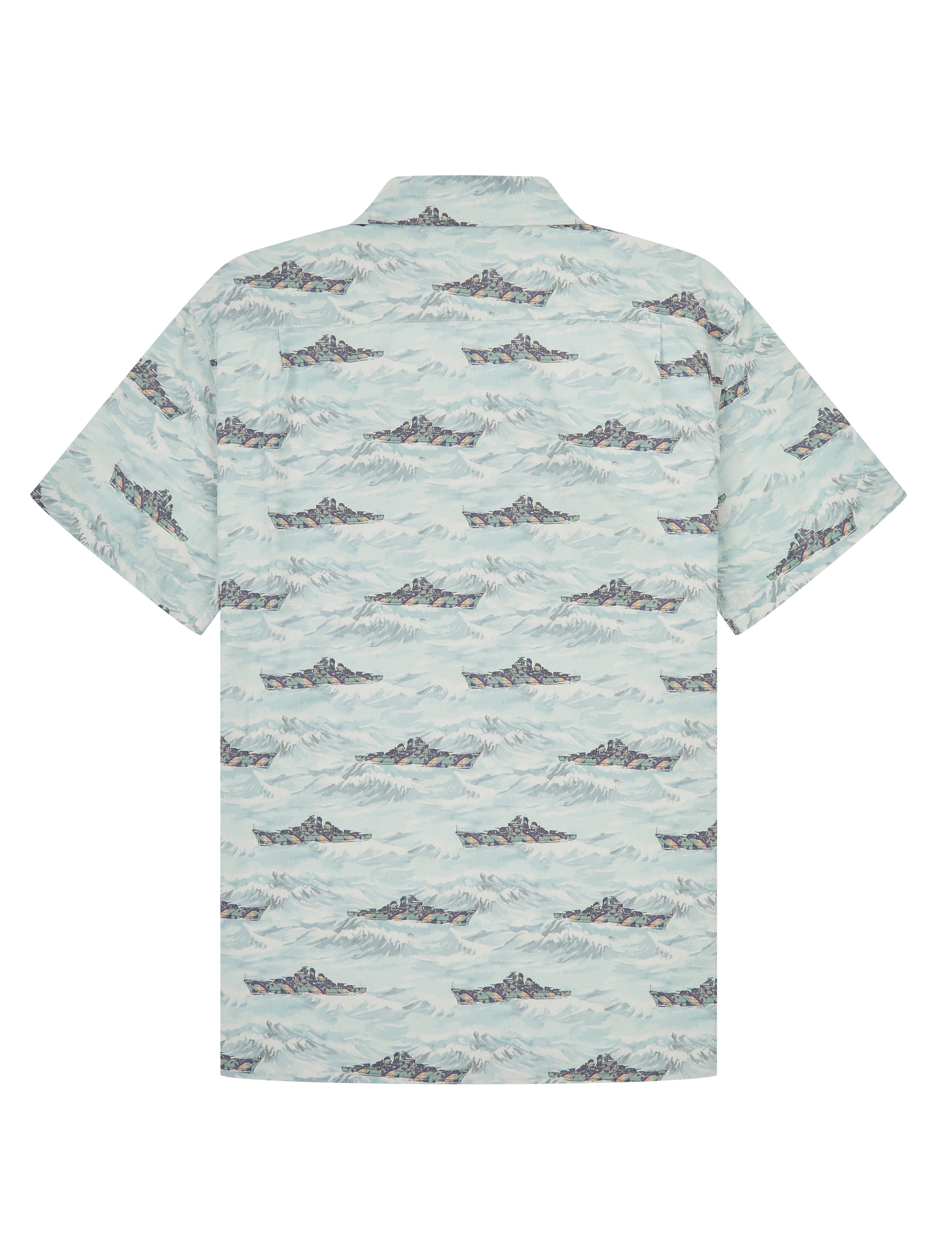 SKIPPER SHIRT BLUE DAZZLE BACK