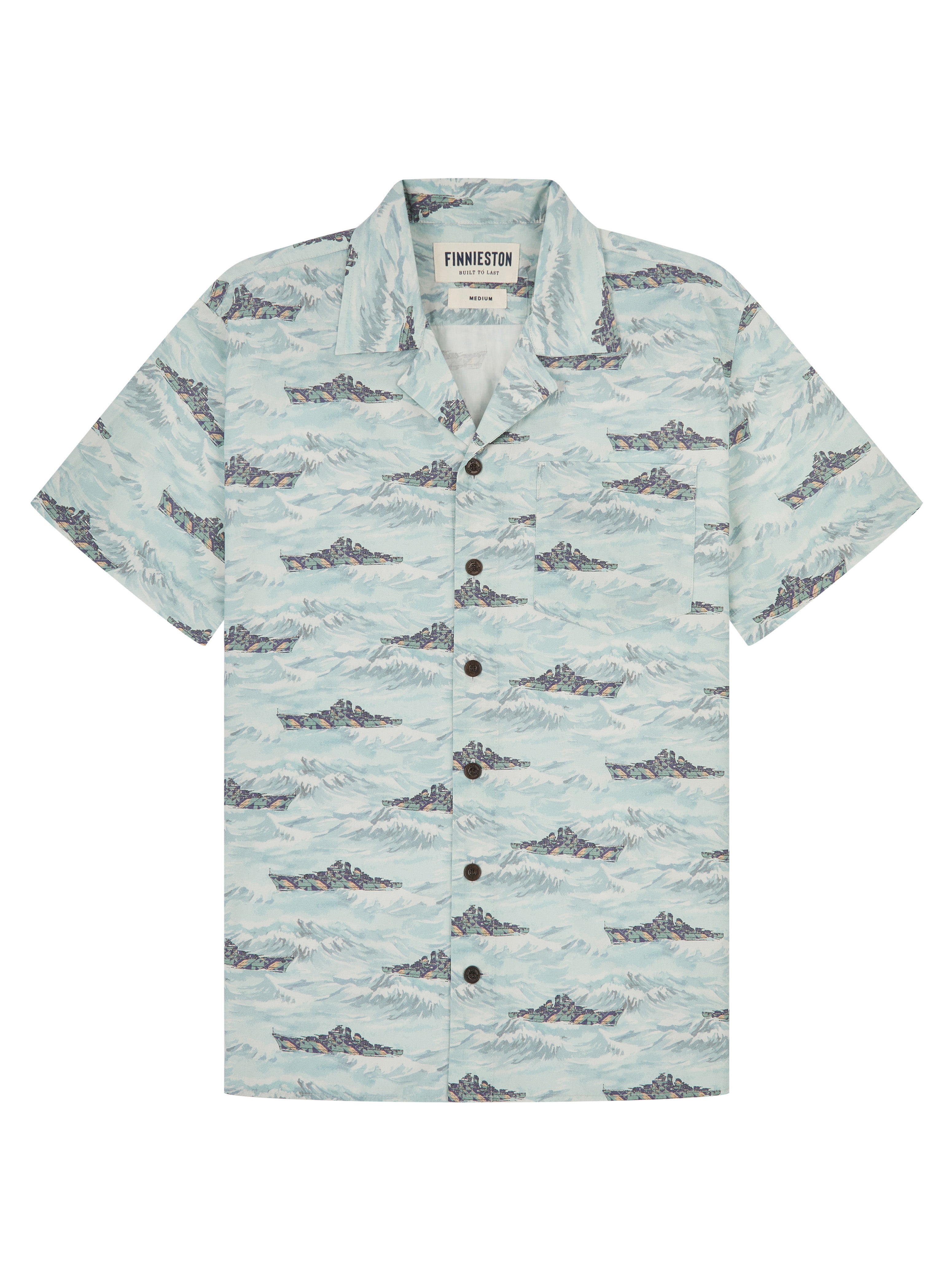 SKIPPER SHIRT BLUE DAZZLE FRONT