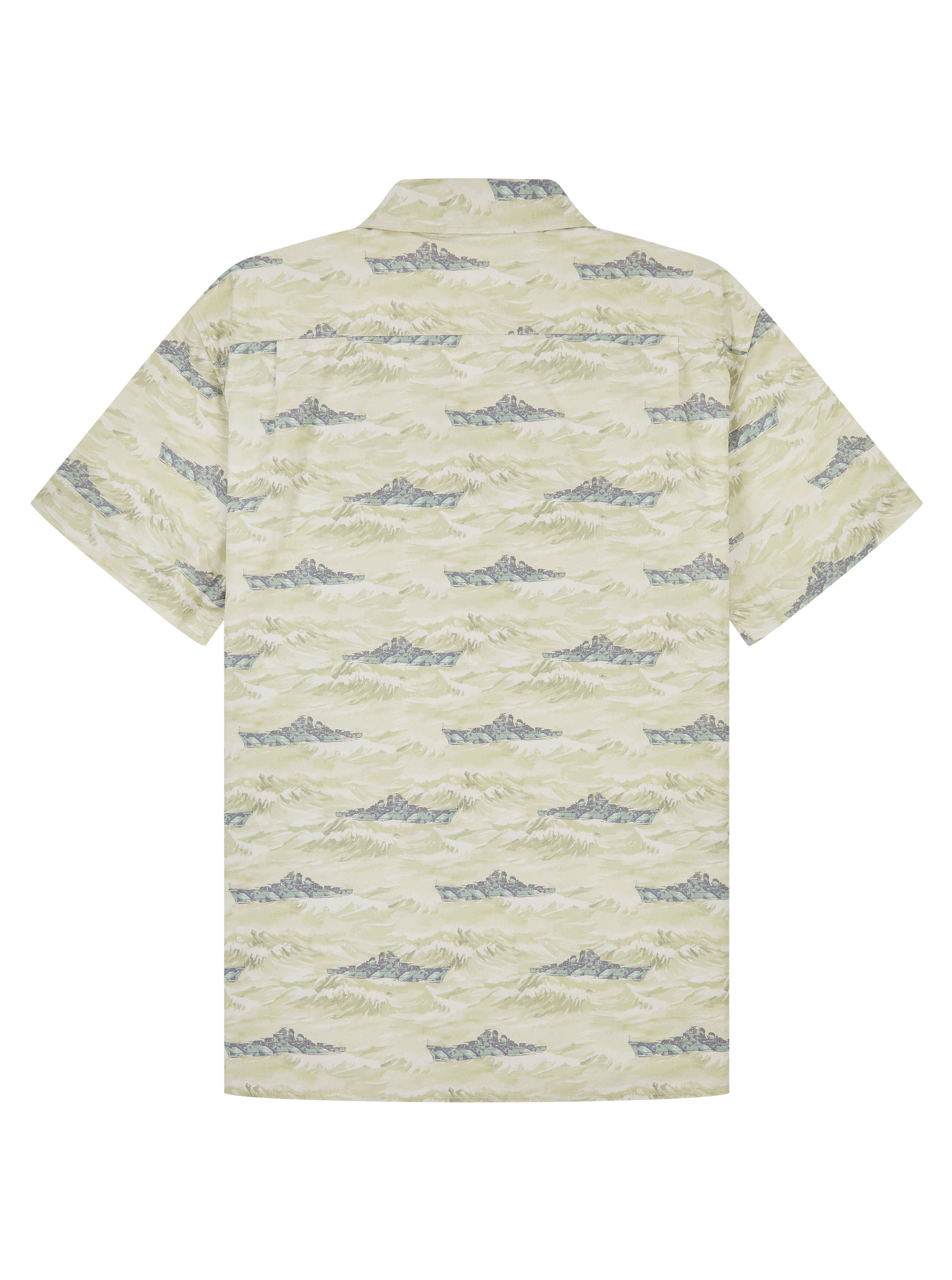SKIPPER SHIRT LIGHT TAN BACK