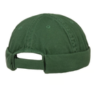 Green cap on a white background
