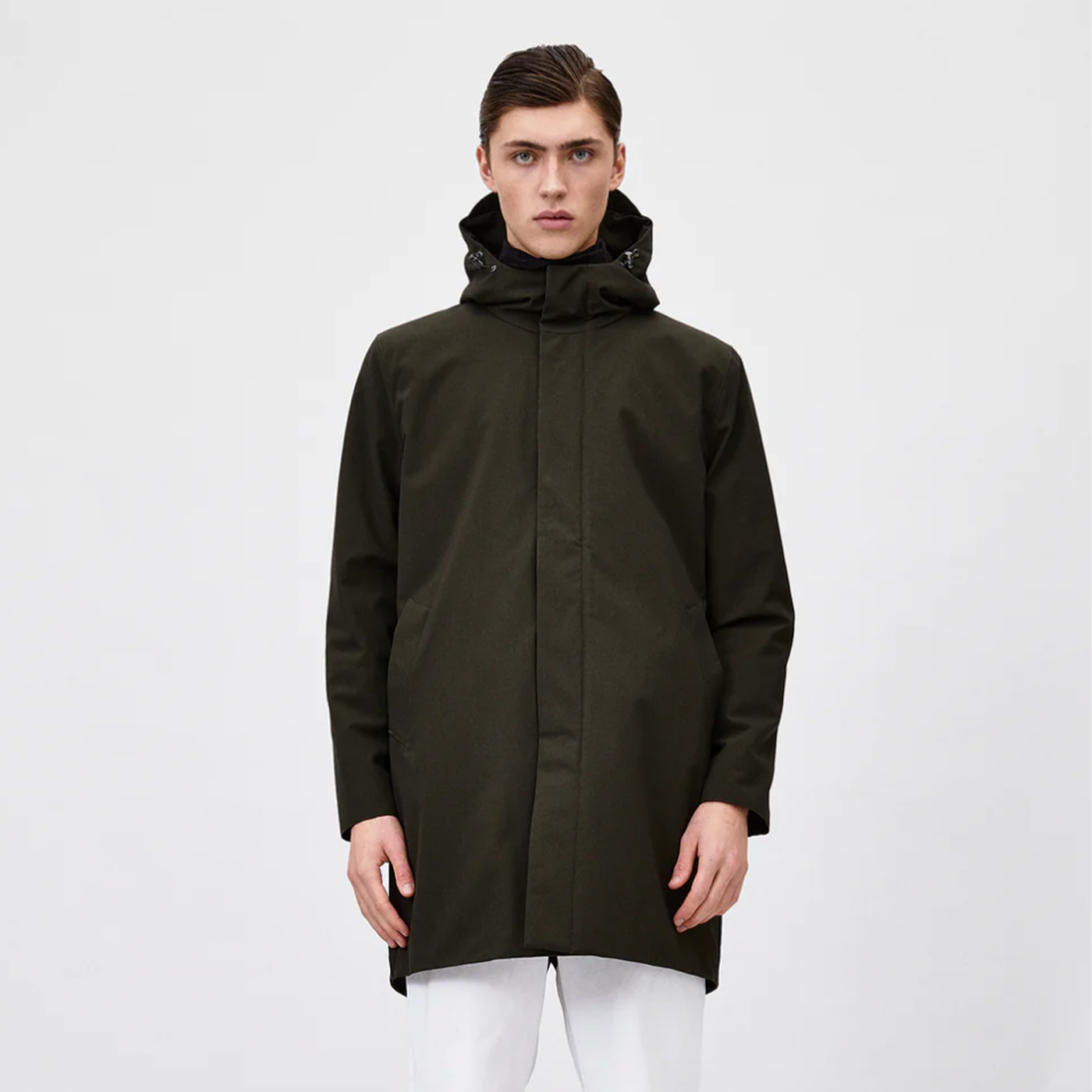 WELTER SHELTER TERROR WEATHER PARKA POLYRAYON WOOL LOOK