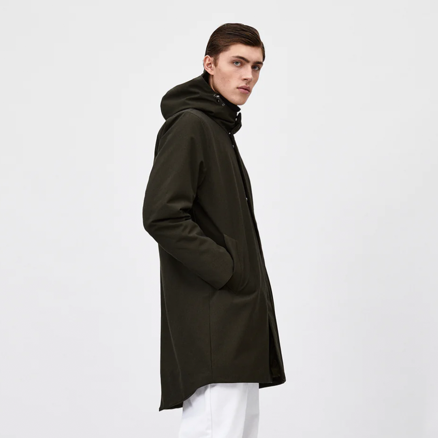WELTER SHELTER TERROR WEATHER PARKA POLYRAYON WOOL LOOK