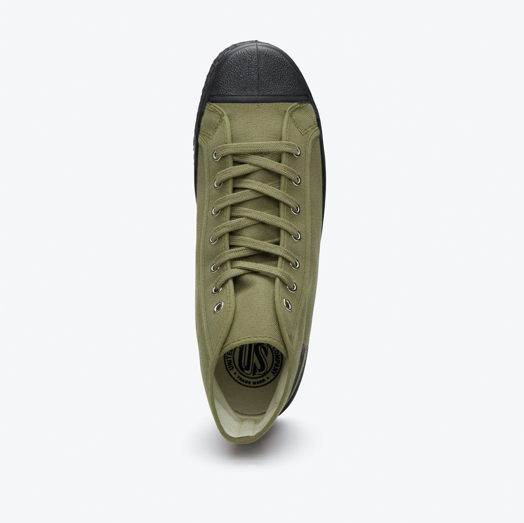 US RUBBER CO HIGH TOP SNEAKER GREEN